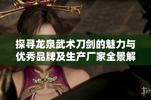 探寻龙泉武术刀剑的魅力与优秀品牌及生产厂家全景解析