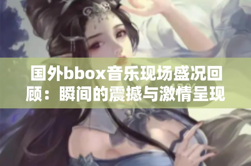 国外bbox音乐现场盛况回顾：瞬间的震撼与激情呈现