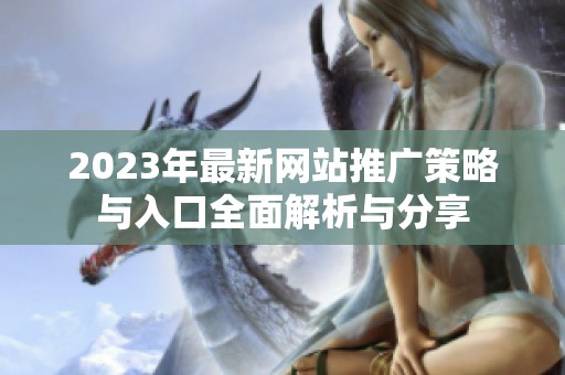 2023年最新网站推广策略与入口全面解析与分享